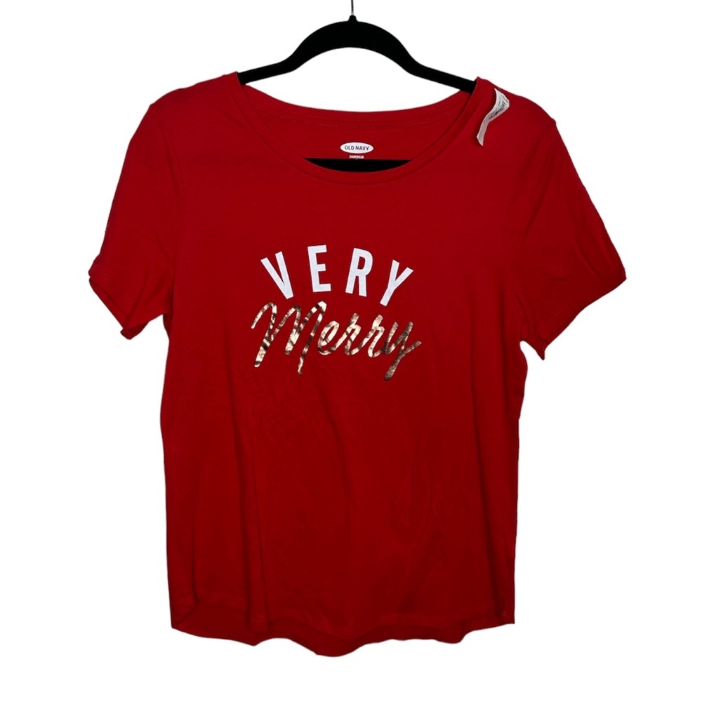 New with tags Old Navy very merry holiday T-shirt